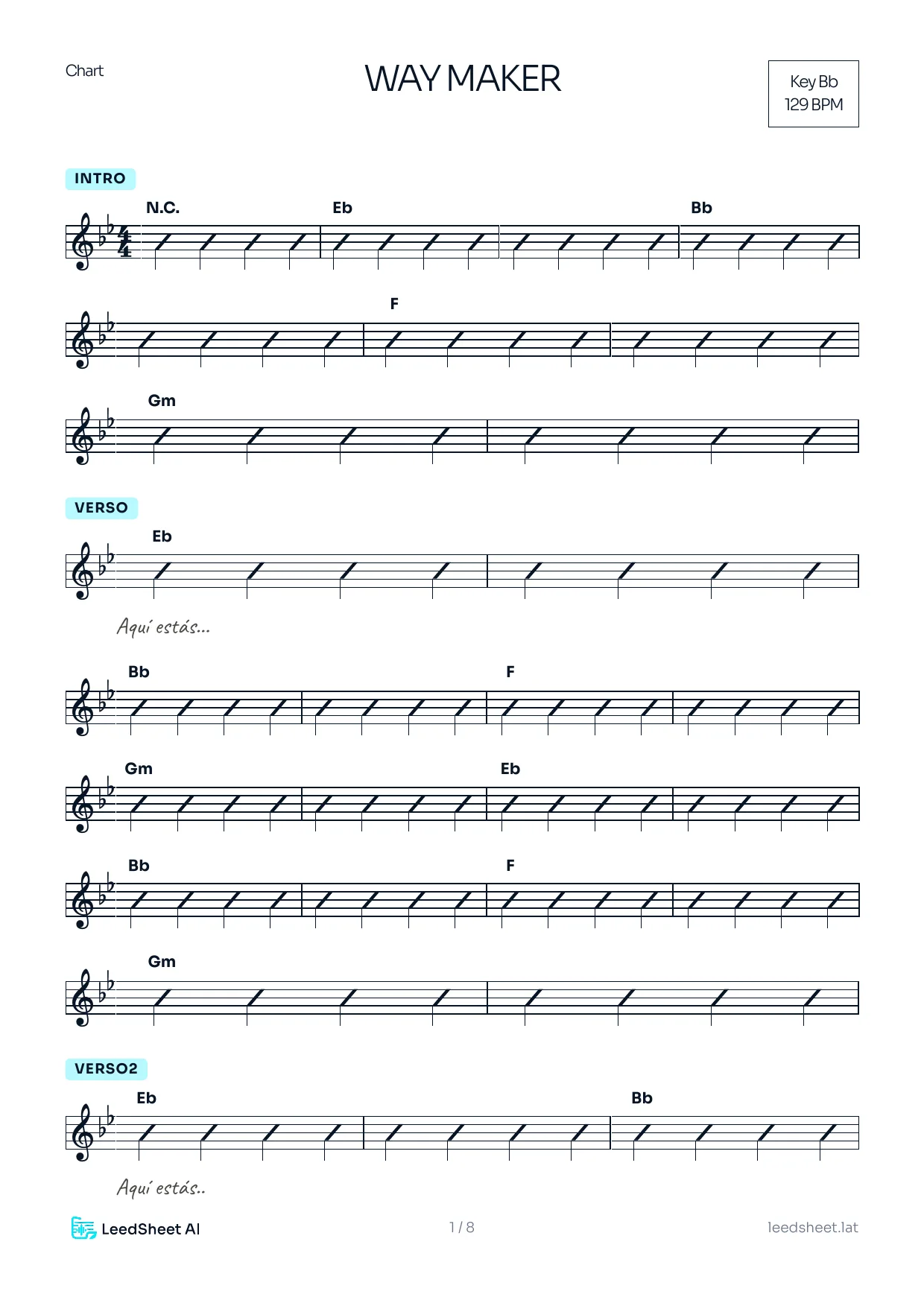 Way Maker — PDF preview 1/8